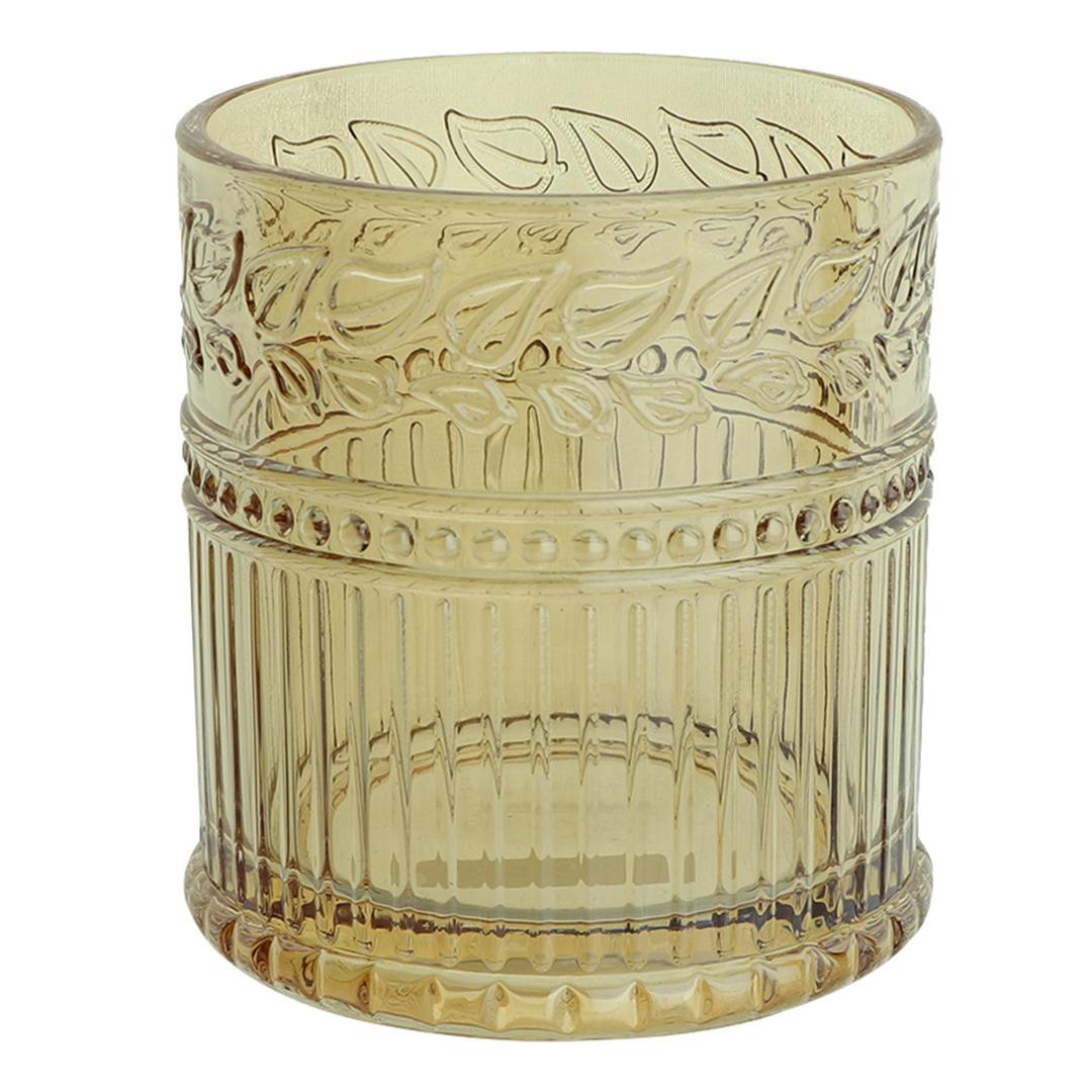 Imagem ilustrativa para Jogo de 6 copos baixos em vidro 330ml A9,3cm cor âmbar luster