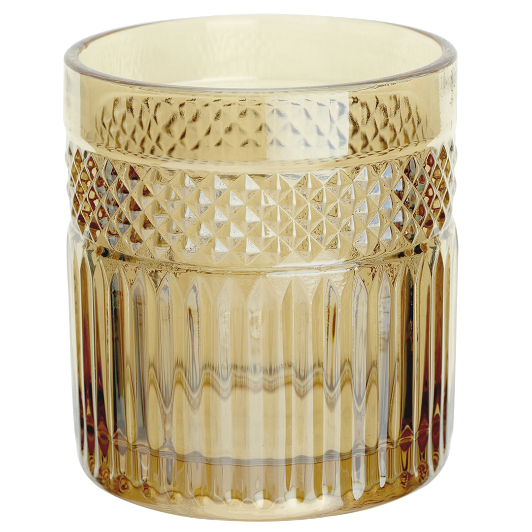 Imagem ilustrativa para Jogo de 6 copos baixos em vidro 330ml A9,3cm cor âmbar luster