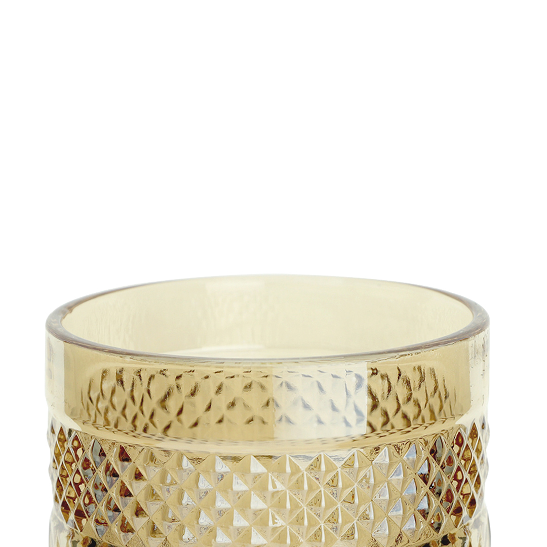 Fotografia para o produto Jogo de 6 copos baixos em vidro 320ml A9cm cor âmbar luster