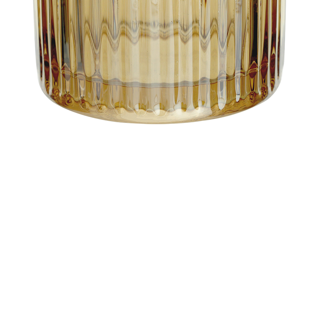 Fotografia para o produto Jogo de 6 copos baixos em vidro 320ml A9cm cor âmbar luster