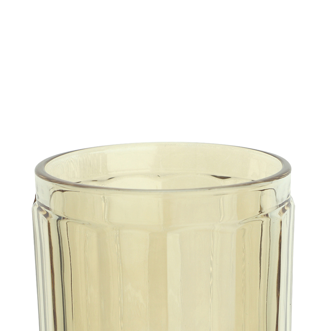 Fotografia para o produto Jogo de 6 copos baixos em vidro 320ml A9cm cor âmbar luster