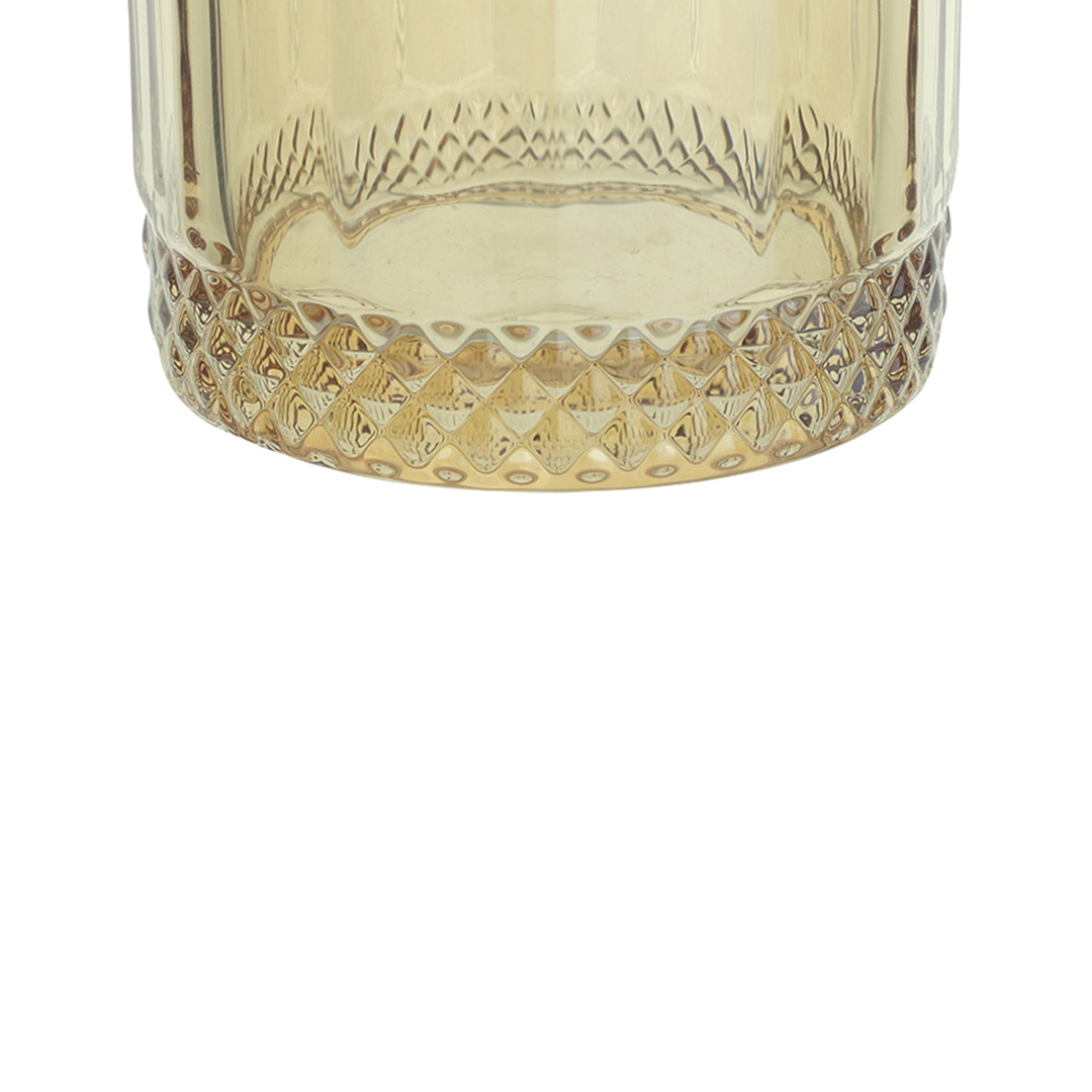 Fotografia para o produto Jogo de 6 copos baixos em vidro 320ml A9cm cor âmbar luster