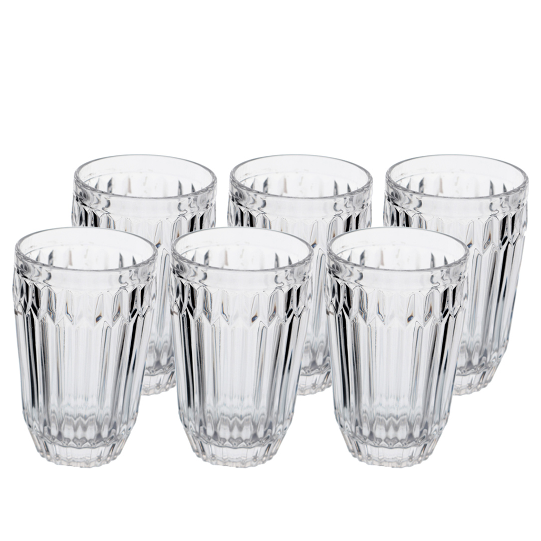 Imagem ilustrativa para Jogo de 6 copos em cristal ecológico 355ml A13cm