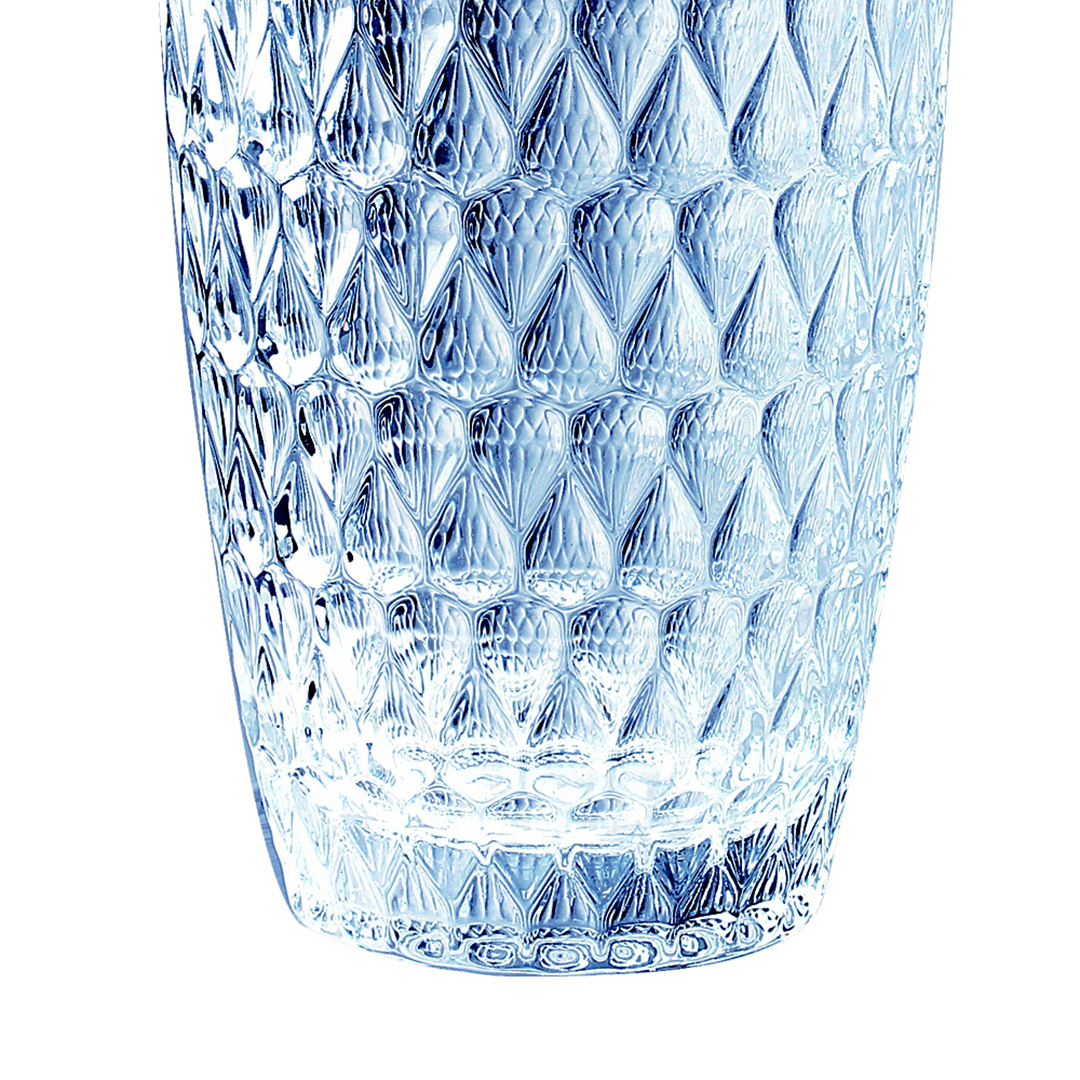 Fotografia para o produto Jogo de 6 copos em vidro 355ml A13cm cor azul luster