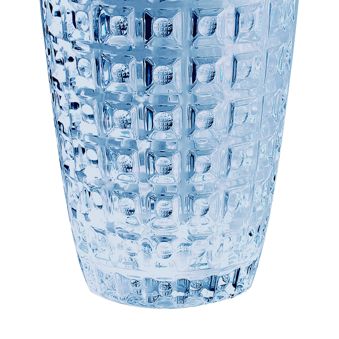 Fotografia para o produto Jogo de 6 copos em vidro 355ml A13cm cor azul luster