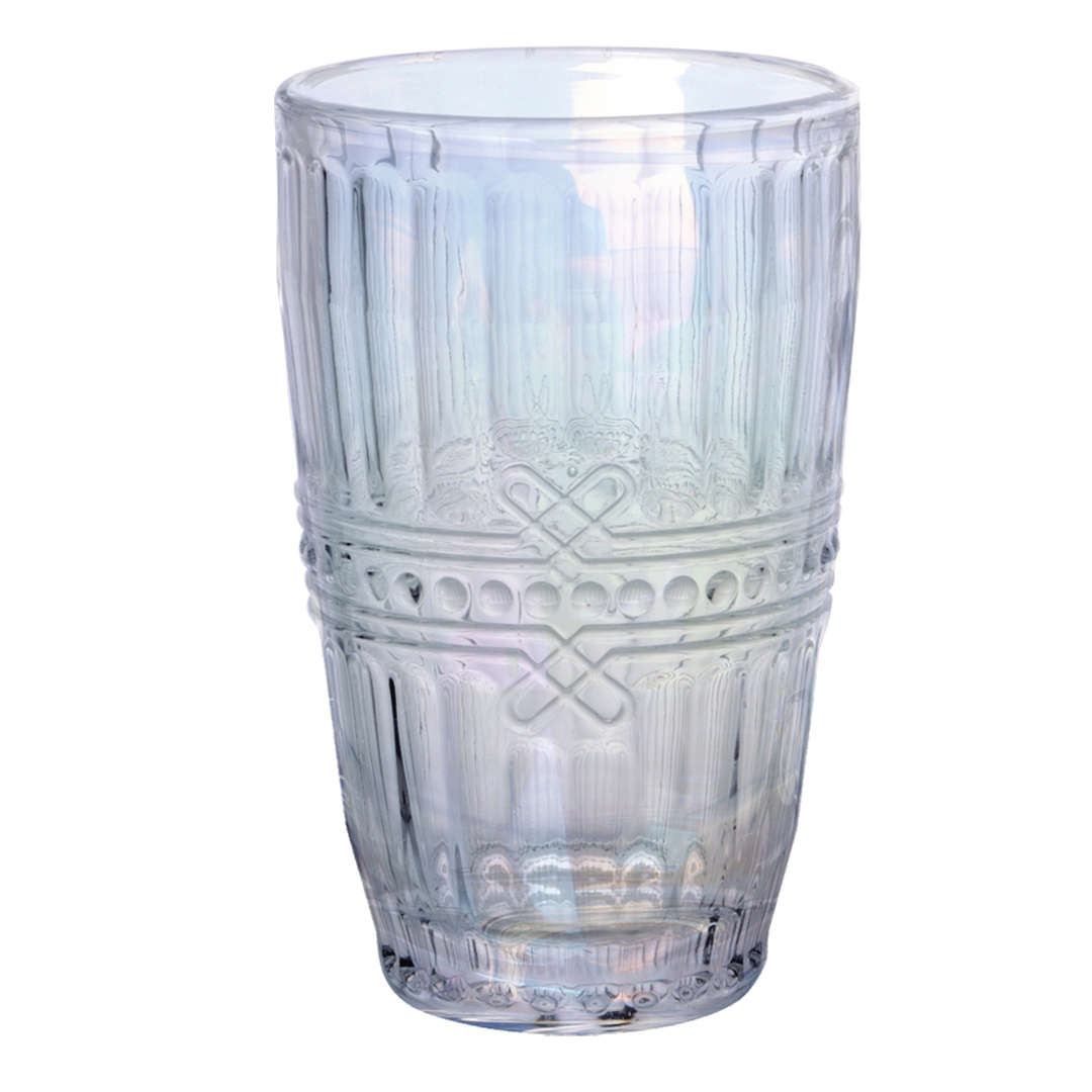 Fotografia para o produto Jogo de 6 copos em vidro 355ml A13cm cor furta-cor