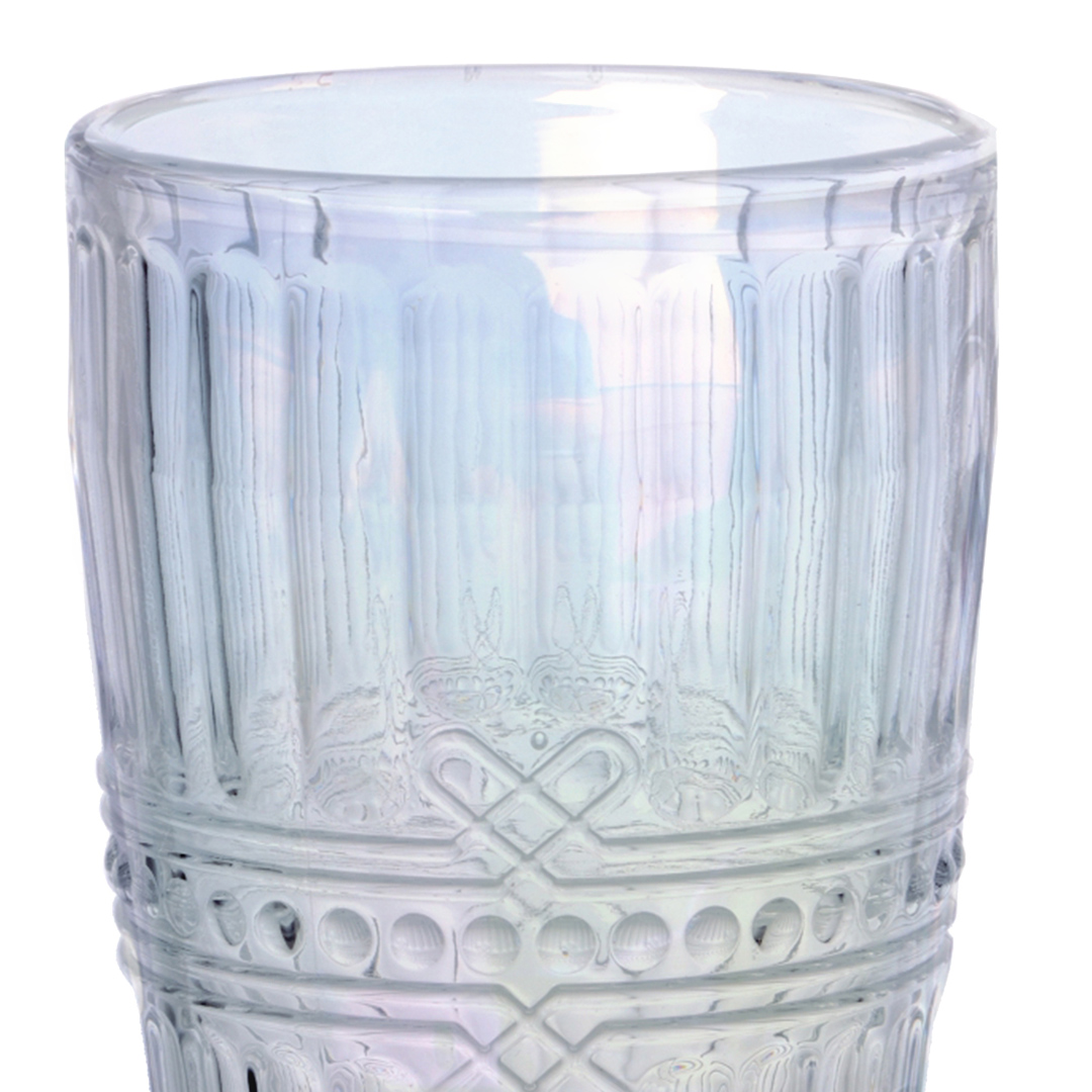 Fotografia para o produto Jogo de 6 copos em vidro 355ml A13cm cor furta-cor