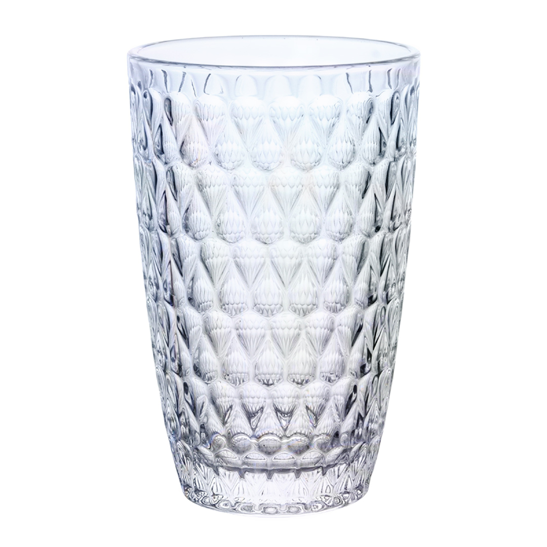 Imagem ilustrativa para Jogo de 6 copos em vidro 355ml A13cm cor furta-cor