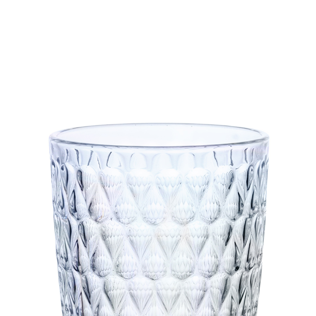 Fotografia para o produto Jogo de 6 copos em vidro 355ml A13cm cor furta-cor