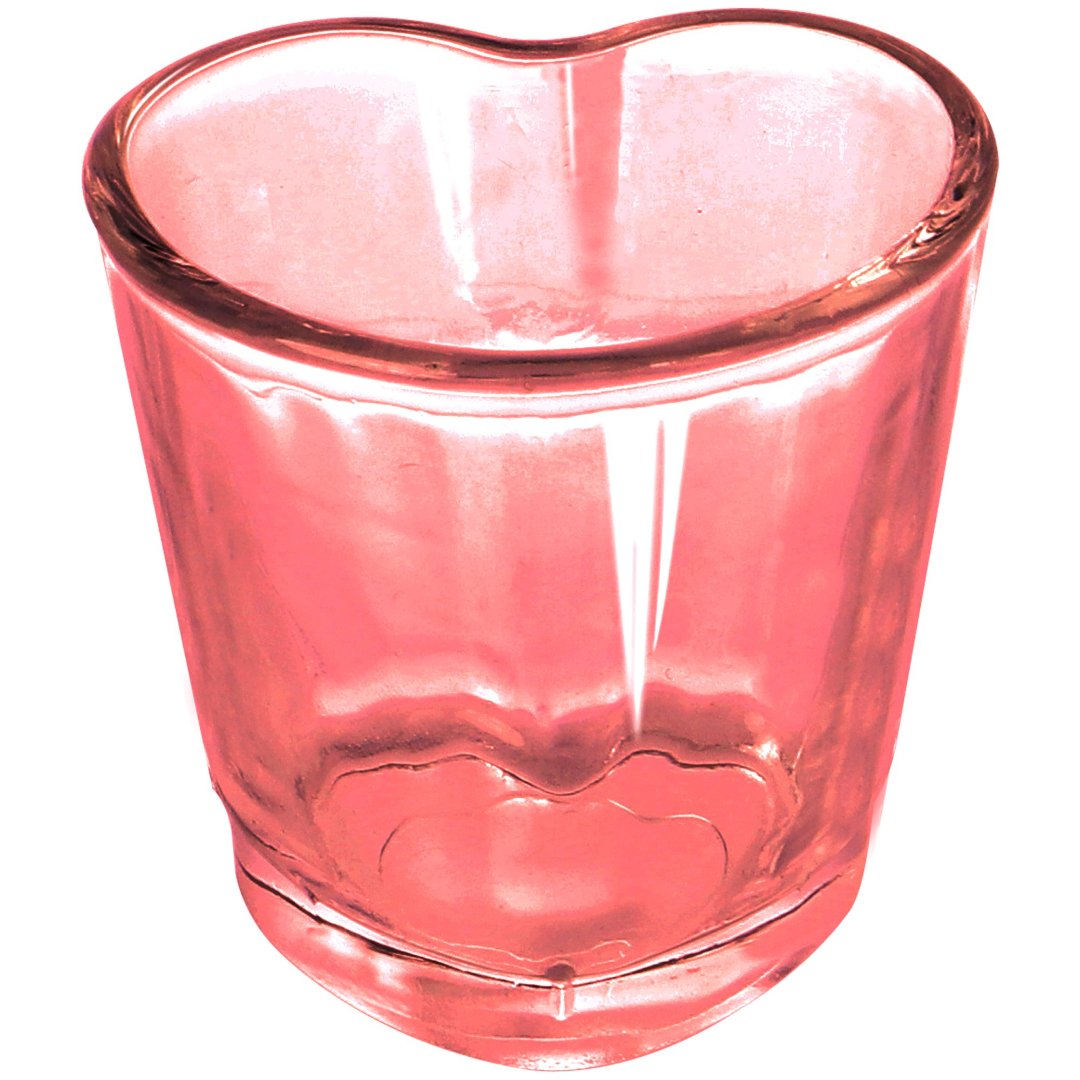 Imagem ilustrativa para Jogo de 6 copos para shot em vidro 45ml A5cm cor rosa