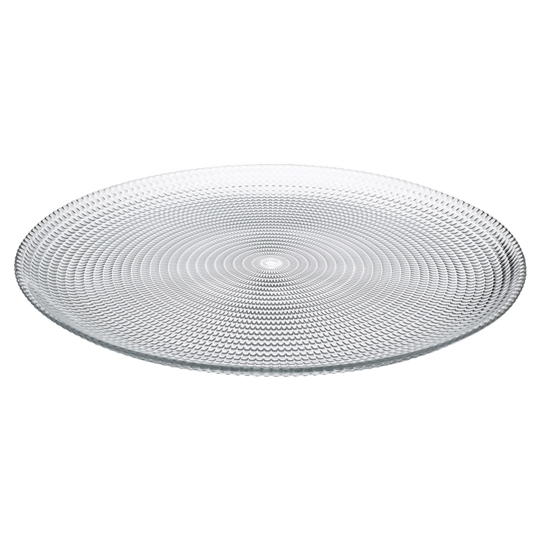 Imagem ilustrativa para Jogo de 6 pratos em vidro Ø27xA1,5cm