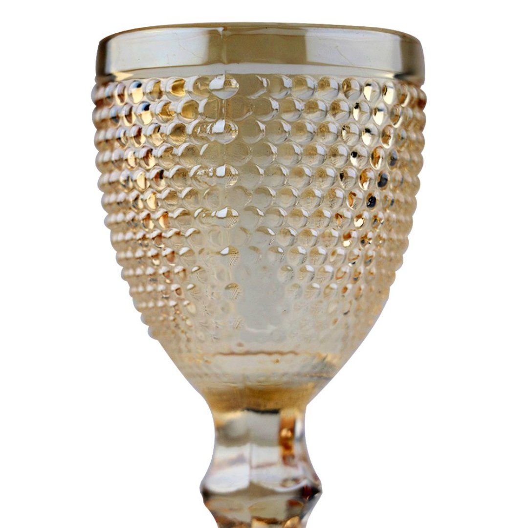 Fotografia para o produto Jogo de 6 taças Bardot em vidro 60ml A10,4cm cor âmbar luster