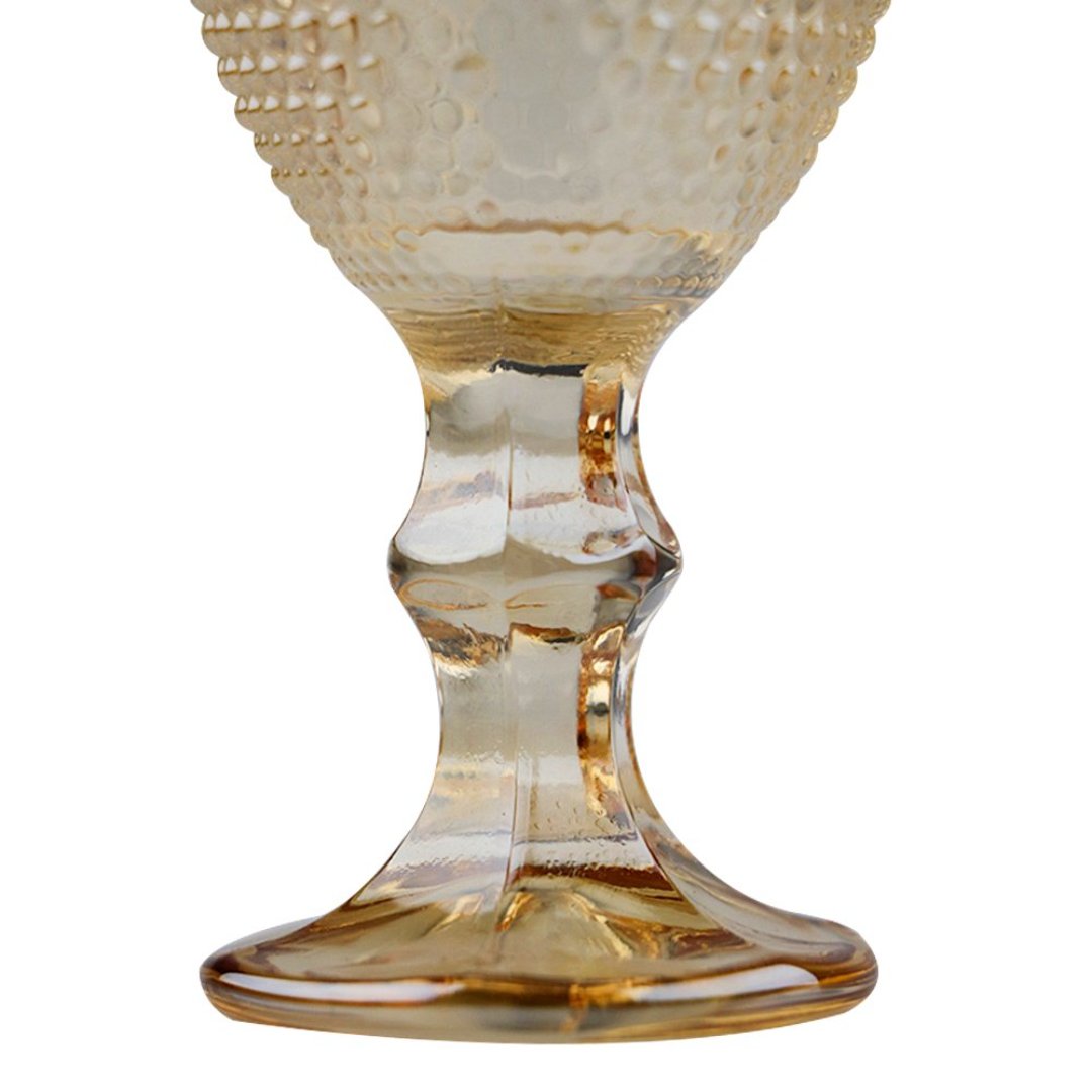 Fotografia para o produto Jogo de 6 taças Bardot em vidro 60ml A10,4cm cor âmbar luster