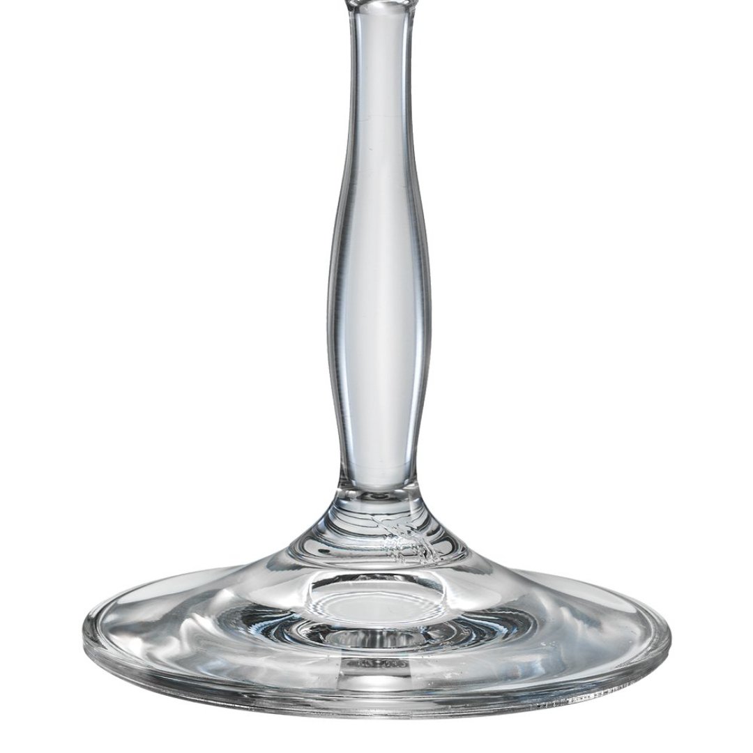 Fotografia para o produto Jogo de 6 taças decorada para água em cristal ecológico 350ml A22cm