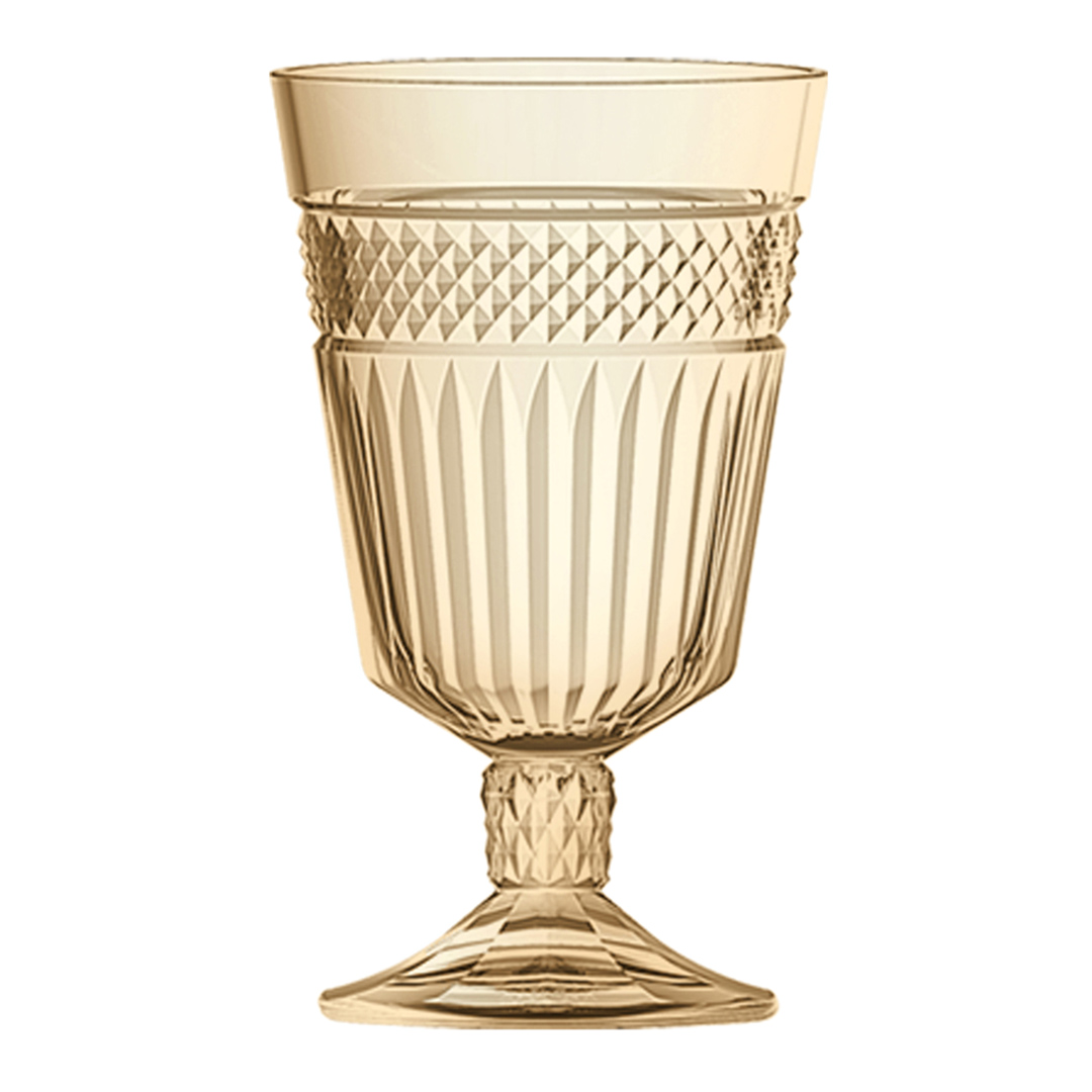 Fotografia para o produto Jogo de 6 taças em vidro 330ml A15cm cor âmbar luster