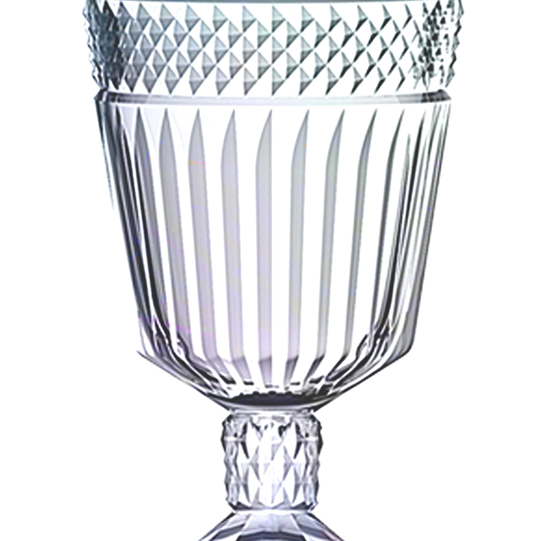 Fotografia para o produto Jogo de 6 taças em vidro 330ml A15cm cor furta-cor