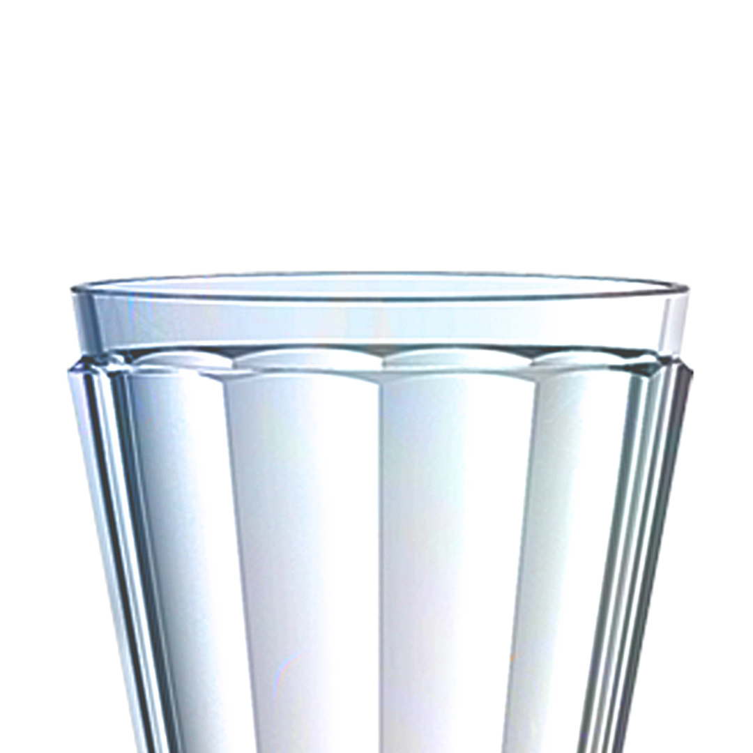 Fotografia para o produto Jogo de 6 taças em vidro 330ml A15cm cor furta-cor