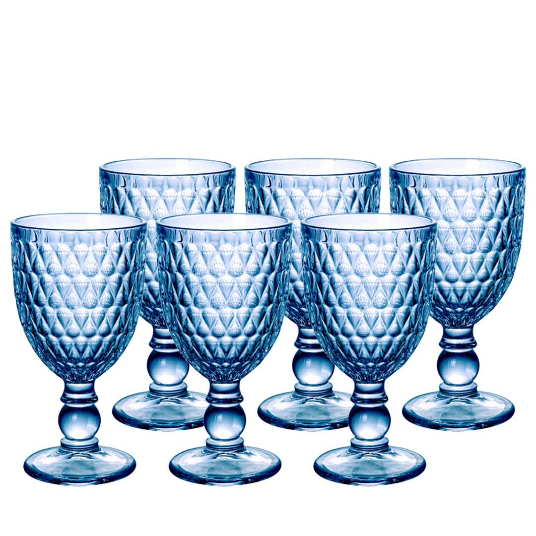 Fotografia para o produto Jogo de 6 taças em vidro 330ml A16,5cm