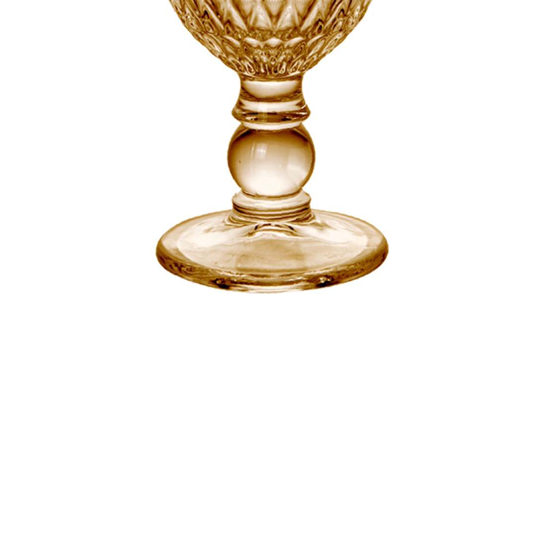 Fotografia para o produto Jogo de 6 taças em vidro 330ml A17cm cor âmbar luster