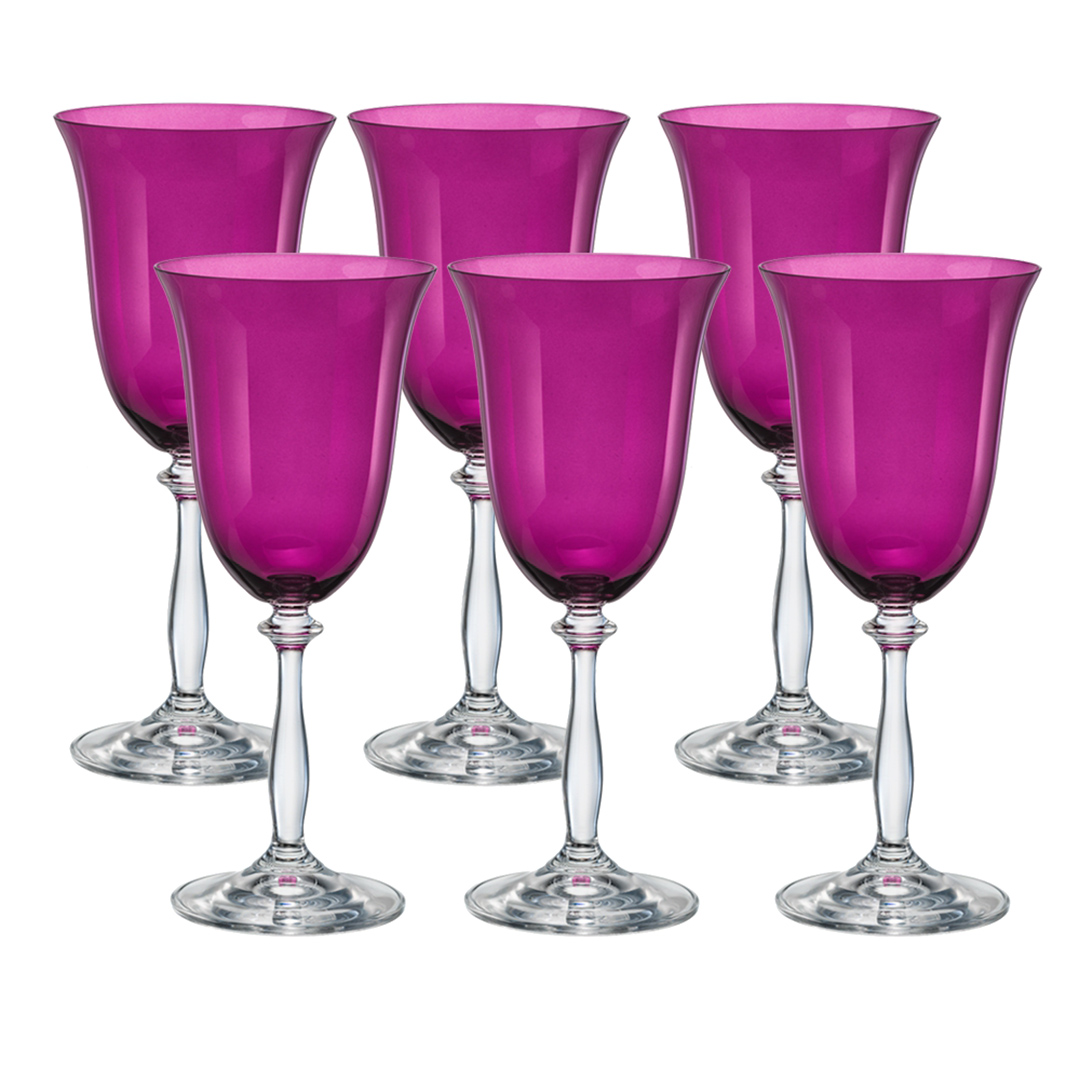 Fotografia para o produto Jogo de 6 taças para água em cristal ecológico 350ml A22cm