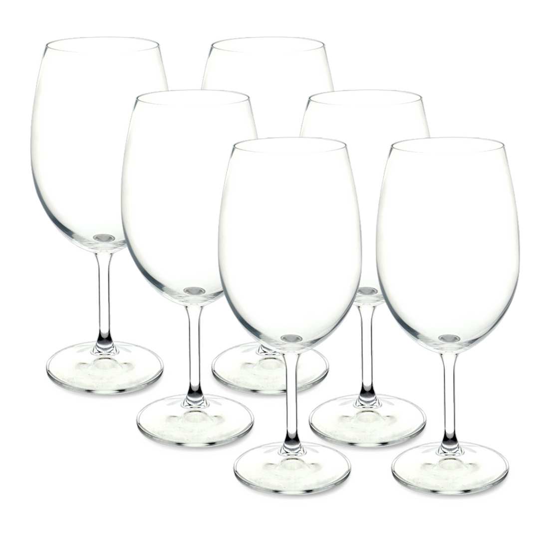 Fotografia para o produto Jogo de 6 taças para água em cristal ecológico 580ml A22cm