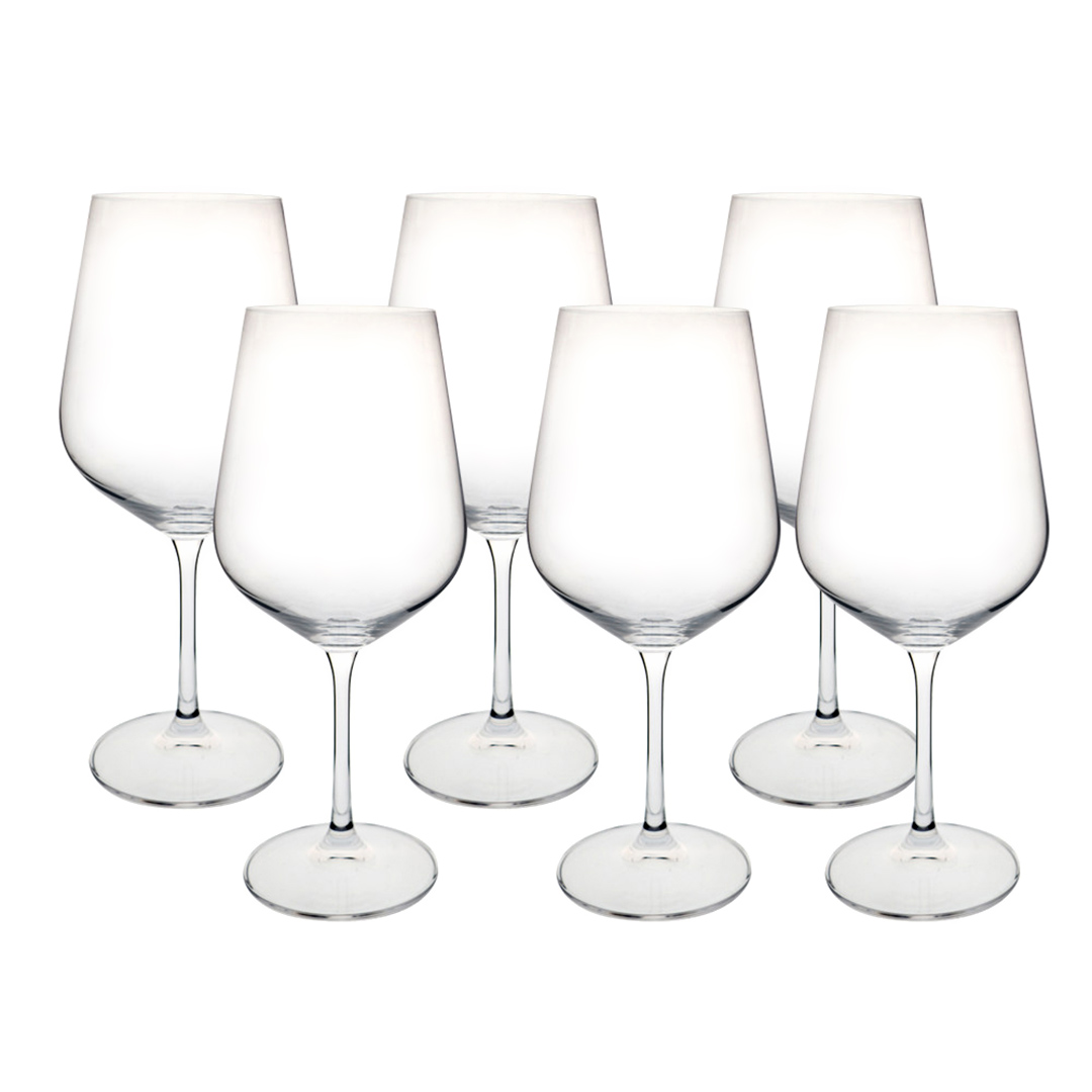 Imagem ilustrativa para Jogo de 6 taças para água em cristal ecológico 580ml A22cm