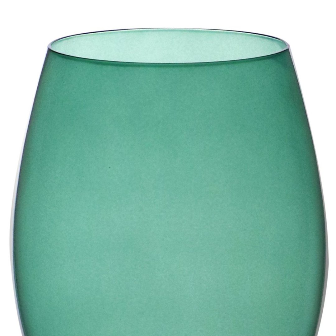 Fotografia para o produto Jogo de 6 taças para água em cristal ecológico 580ml A23cm cor verde escura