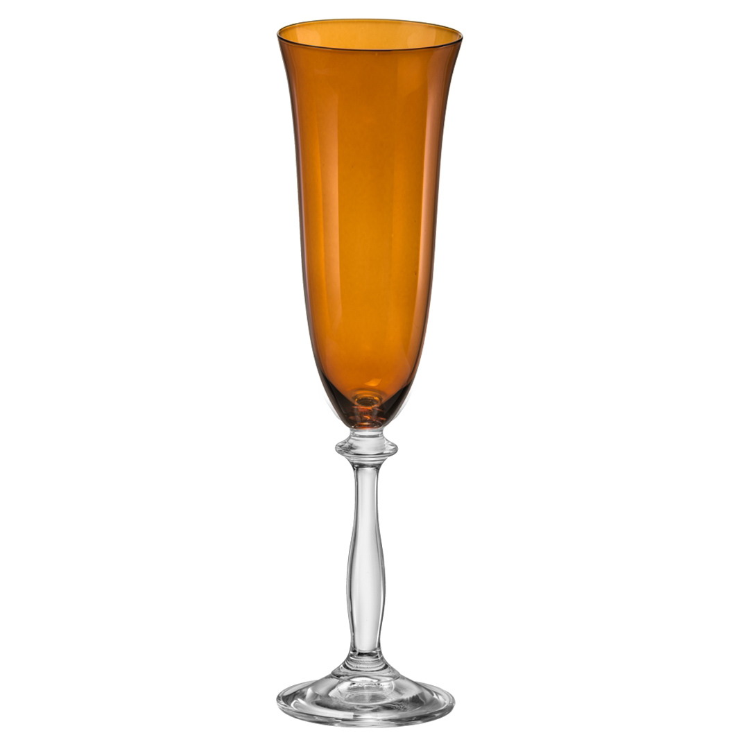 Fotografia para o produto Jogo de 6 taças para champagne em cristal ecológico 190ml A24,5cm