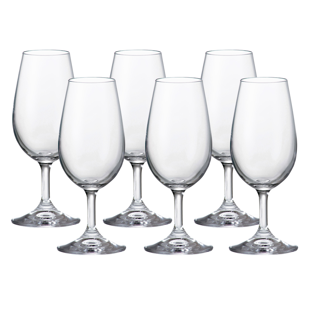 Imagem ilustrativa para Jogo de 6 taças para degustação em cristal ecológico 210ml A16cm