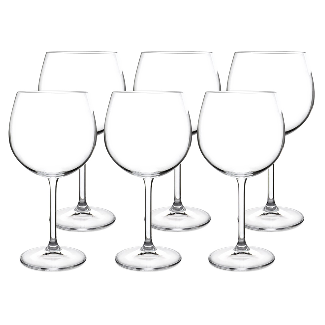 Imagem ilustrativa para Jogo de 6 taças para gin tônica em cristal ecológico 570ml A19,5cm