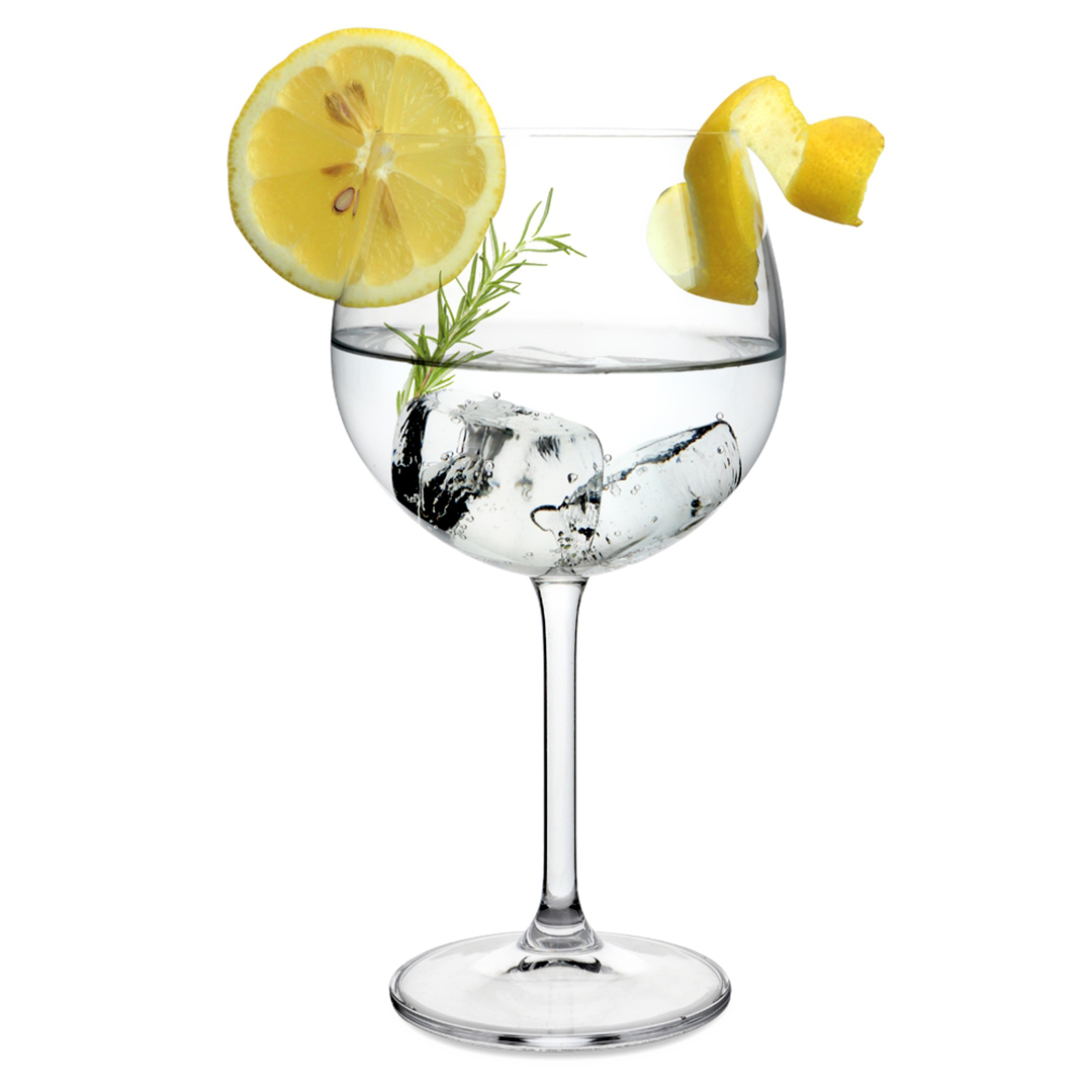 Fotografia para o produto Jogo de 6 taças para gin tônica em cristal ecológico 570ml A19,5cm