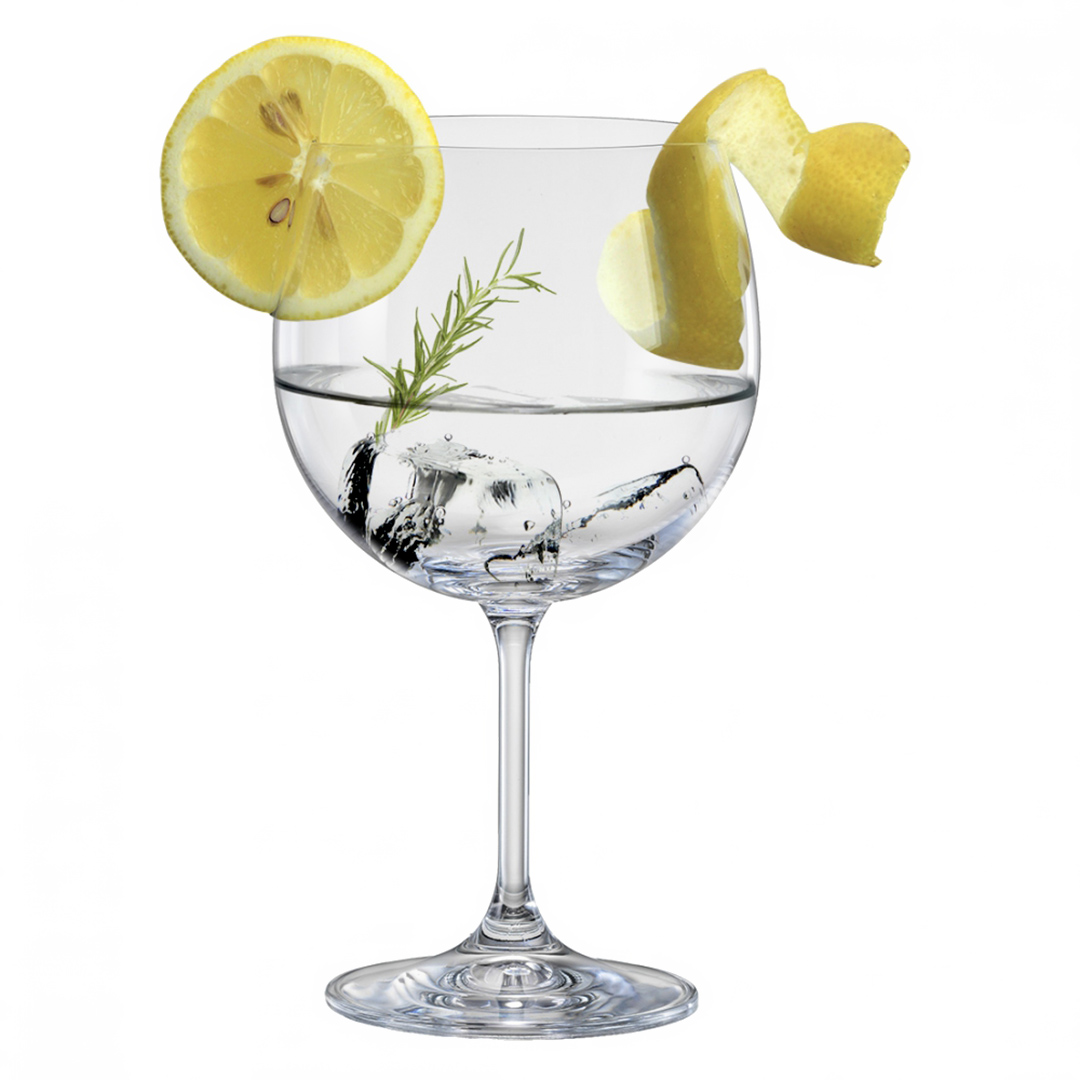 Fotografia para o produto Jogo de 6 taças para gin tônica em cristal ecológico 600ml A19cm