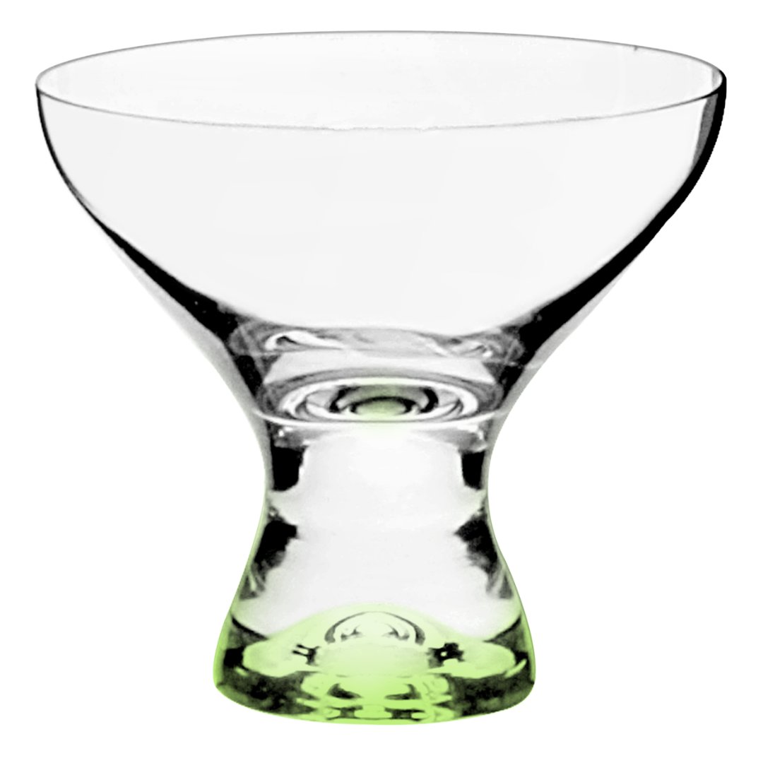 Fotografia para o produto Jogo de 6 taças para sobremesa em cristal ecológico 330ml A11cm colorido