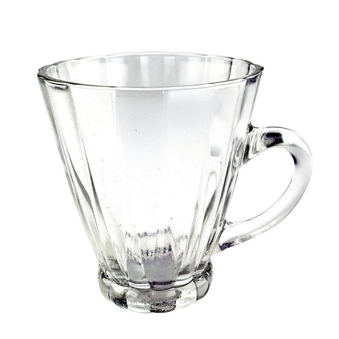 Imagem ilustrativa para Jogo de 6 xícaras Acadia em vidro 180ml