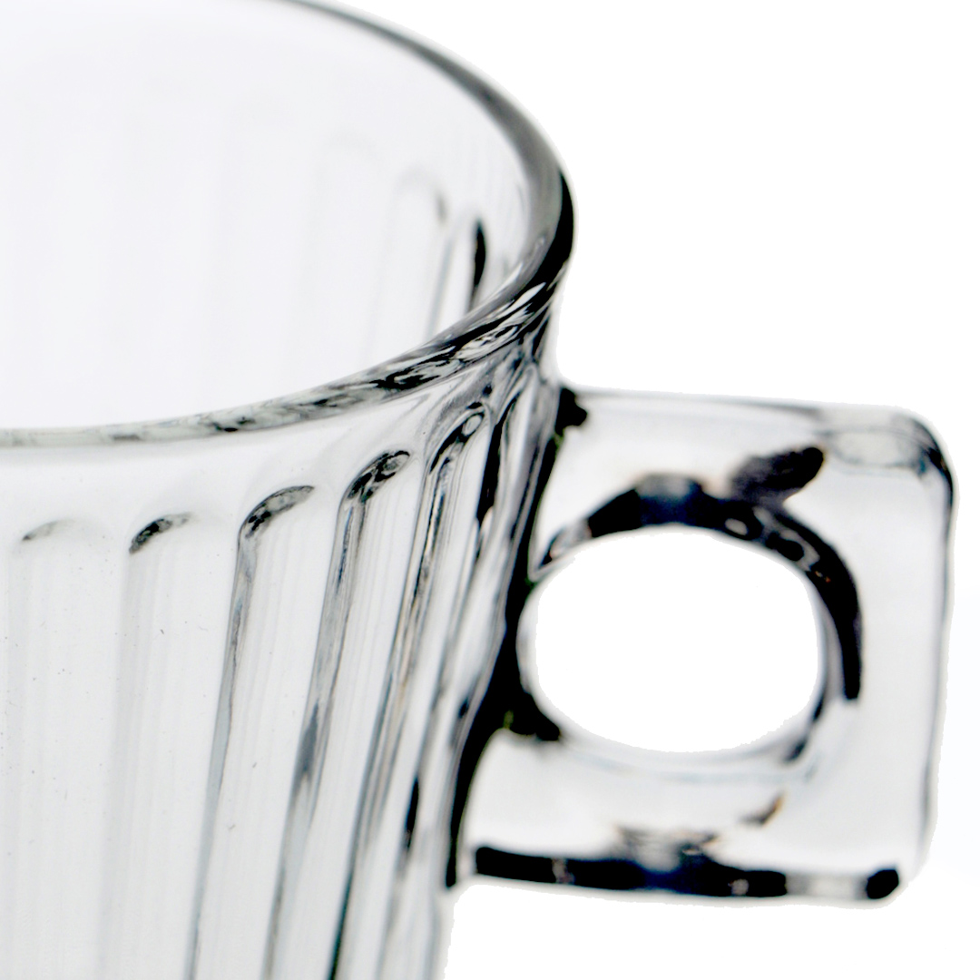 Fotografia para o produto Jogo de 6 xícaras lines em vidro 80ml