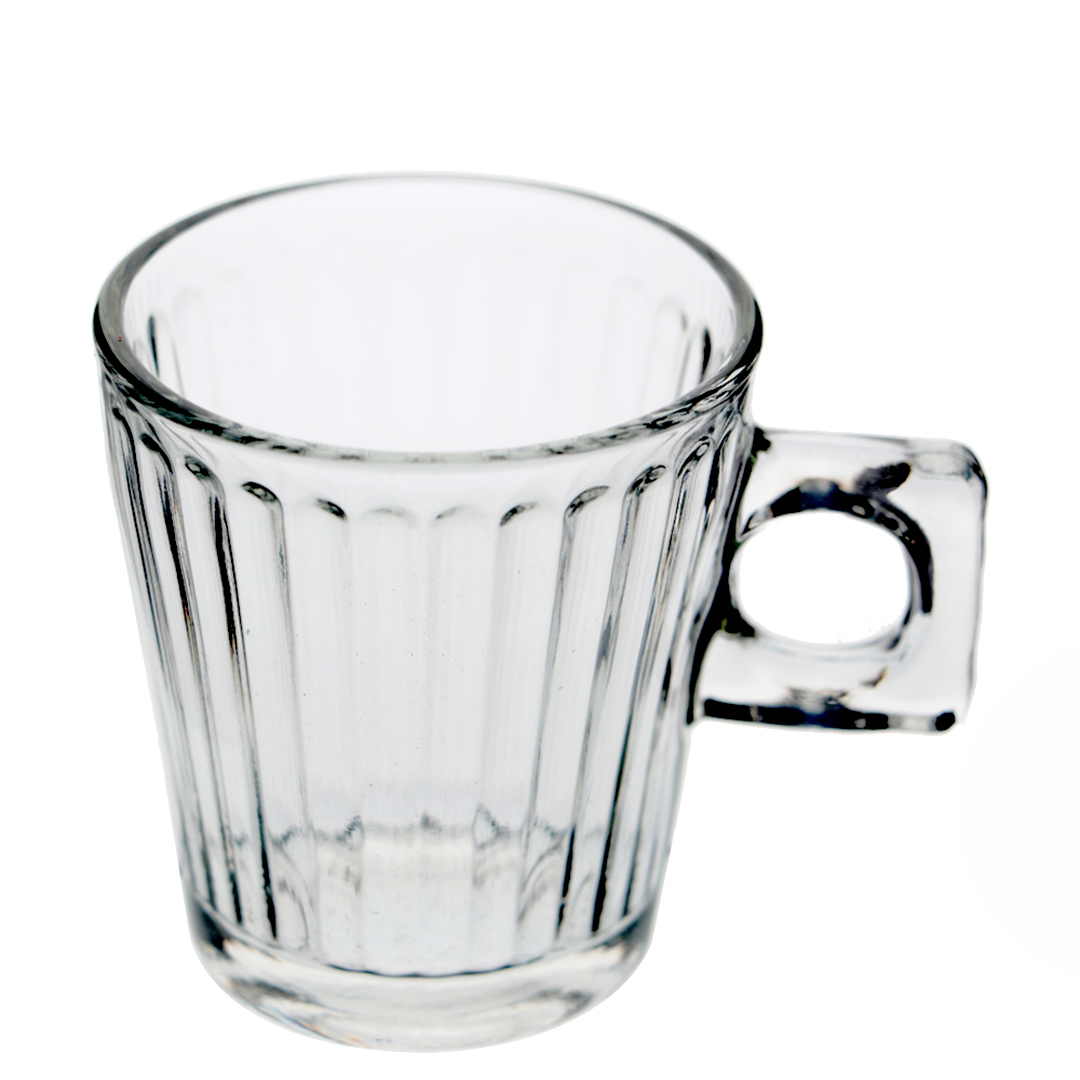 Fotografia para o produto Jogo de 6 xícaras lines em vidro 80ml