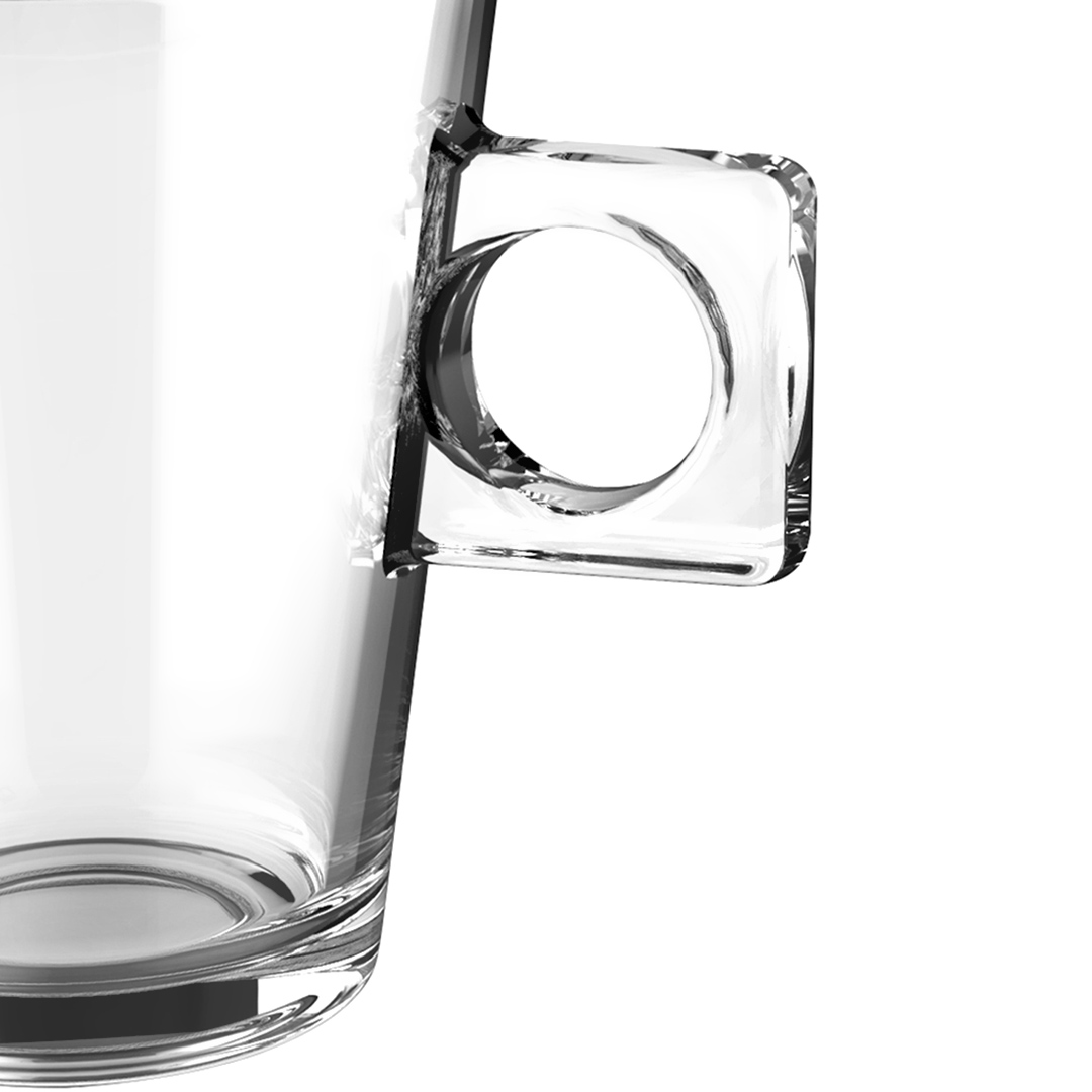 Fotografia para o produto Jogo de 6 xícaras plain em vidro 80ml