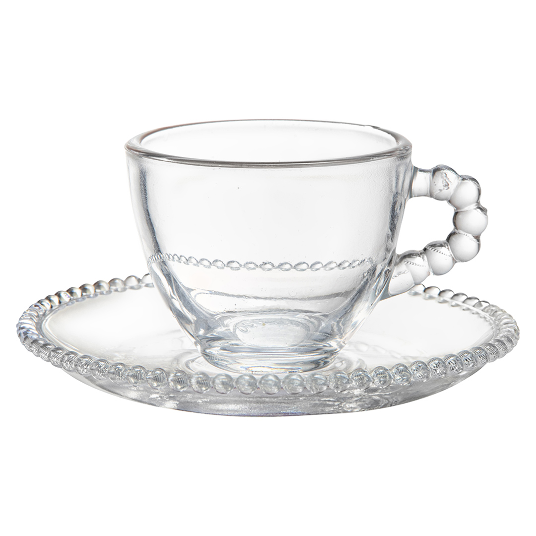 Imagem ilustrativa para Jogo de 8 peças para café em cristal 100ml