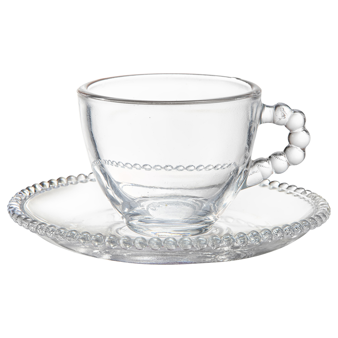 Fotografia para o produto Jogo de 8 peças para chá em cristal 200ml