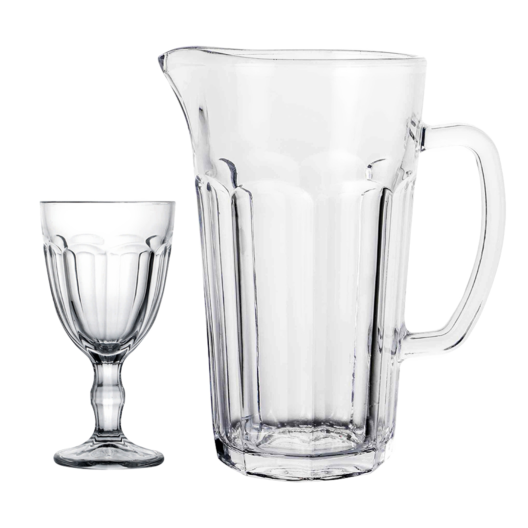 Fotografia para o produto Jogo para refresco 7 peças em vidro (1,2L+6x320ml)