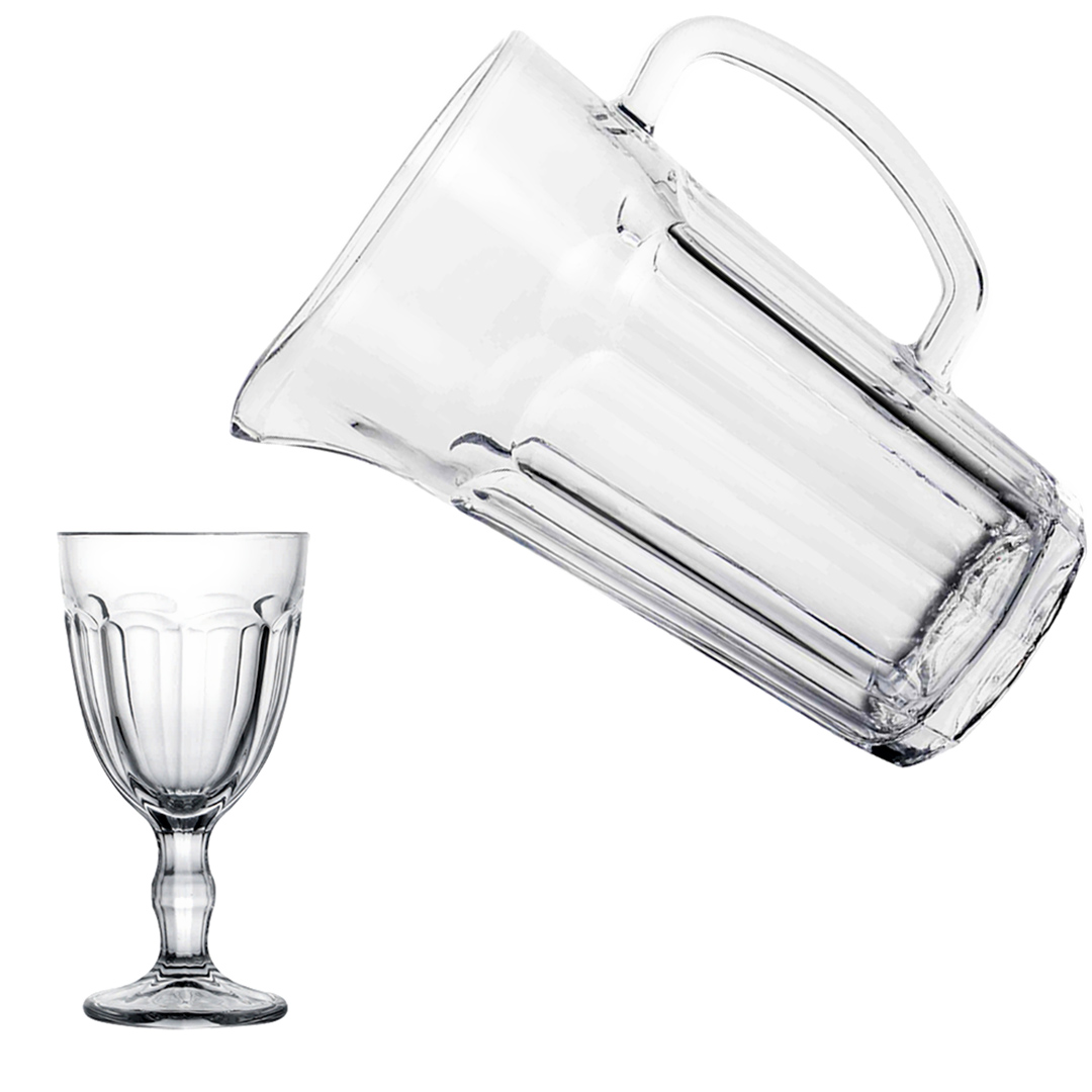 Fotografia para o produto Jogo para refresco 7 peças em vidro (1,2L+6x320ml)