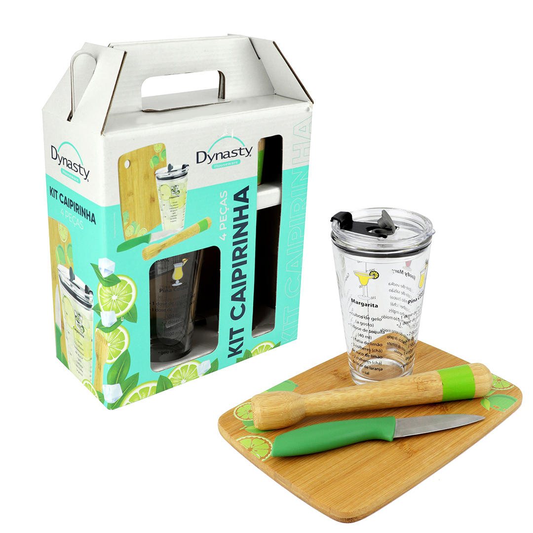 Imagem ilustrativa para Kit para caipirinha 4 peças