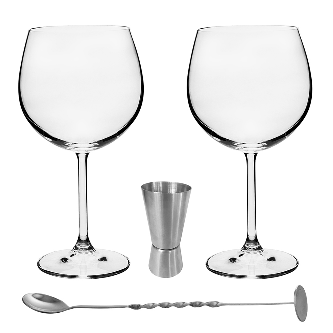 Imagem ilustrativa para Kit para gin Bohemia Authentic Collection 4 peças L31xP31xA13cm