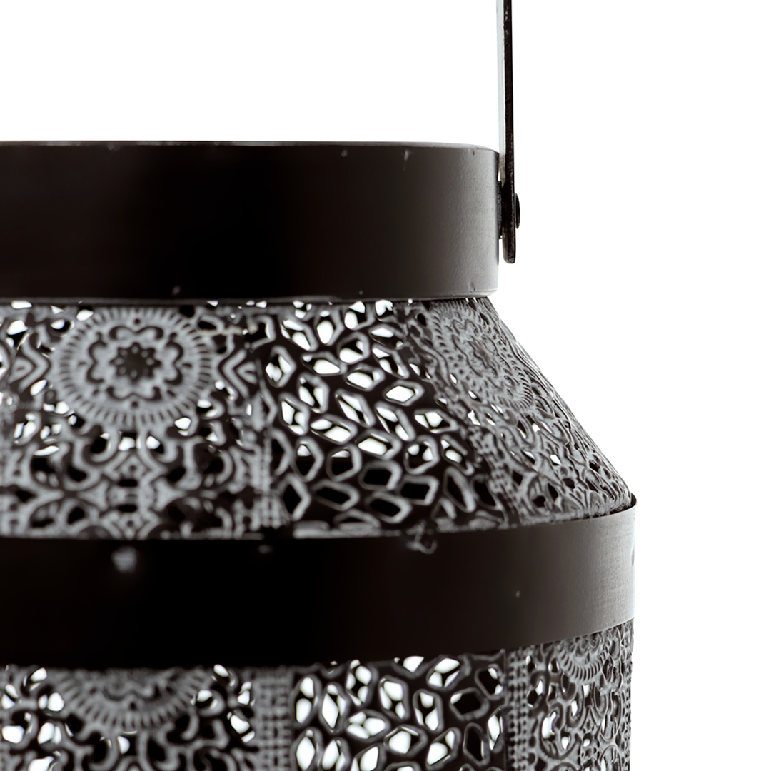 Fotografia para o produto Lanterna decorativa em ferro Ø17,5xA30cm