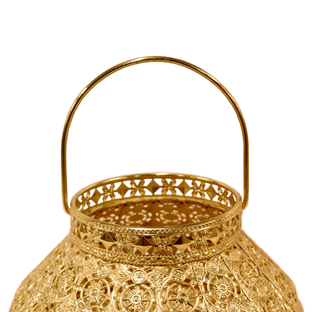 Fotografia para o produto Lanterna decorativa em ferro Ø23xA19,5cm