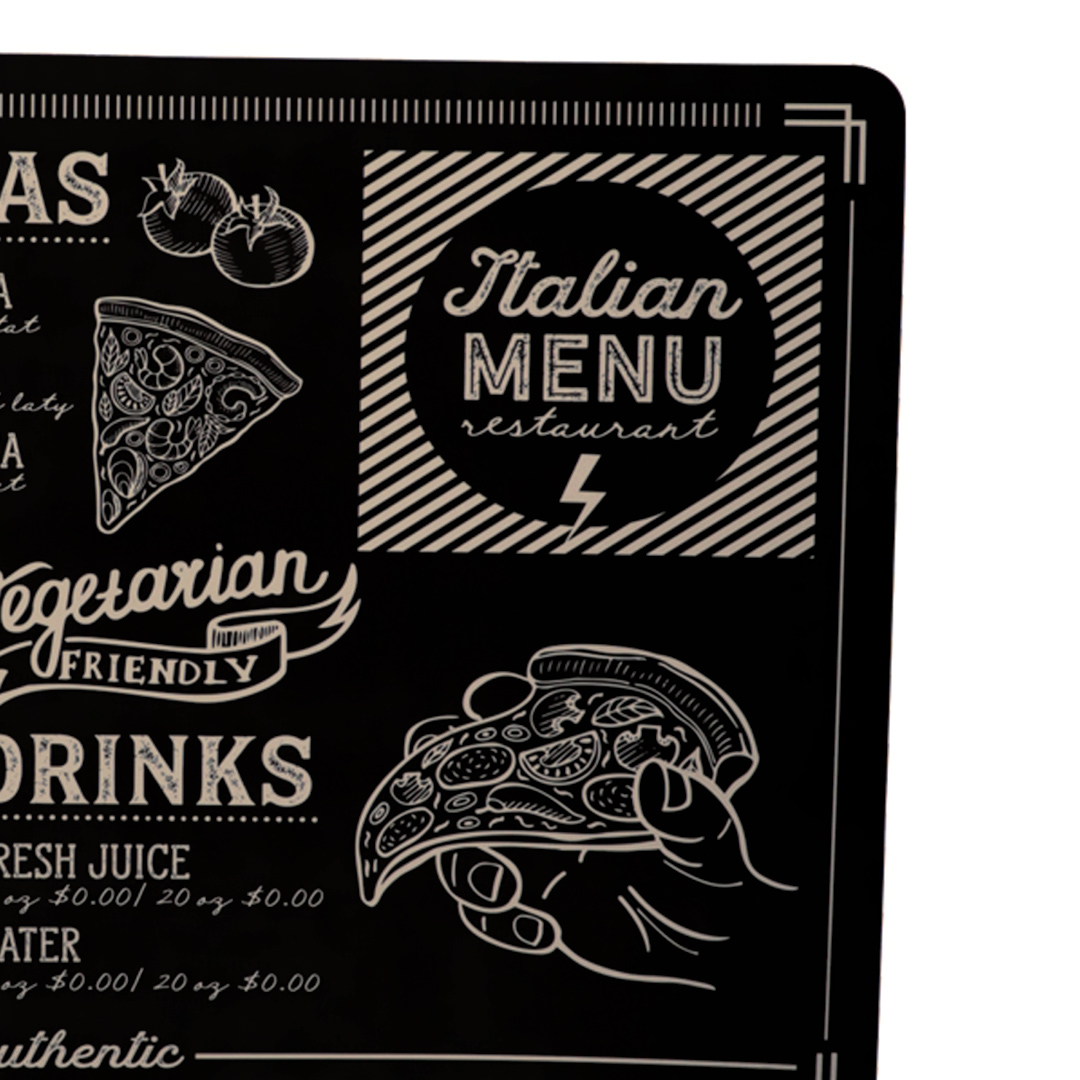 Fotografia para o produto Lugar Americano em plástico Italian MenuL43,5xP28,5cm