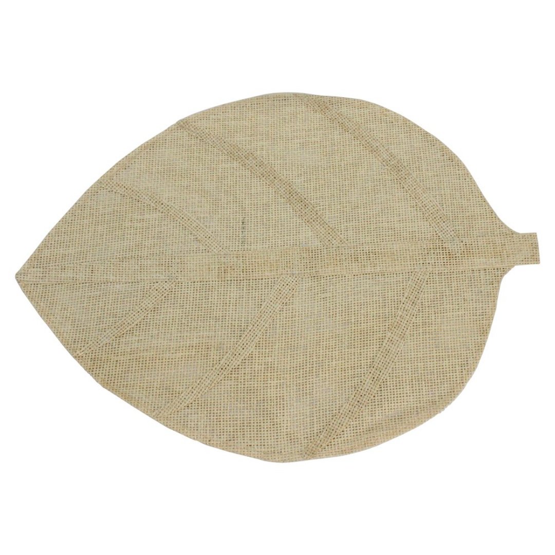Fotografia para o produto Lugar americano folha Terra em papel L49xP38cm cor bege