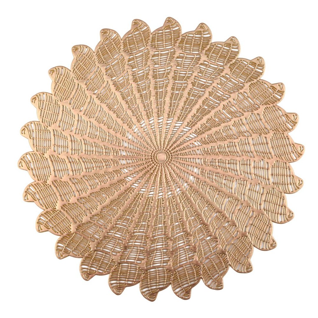 Fotografia para o produto Lugar Americano redondo rendado em plastico D38cm