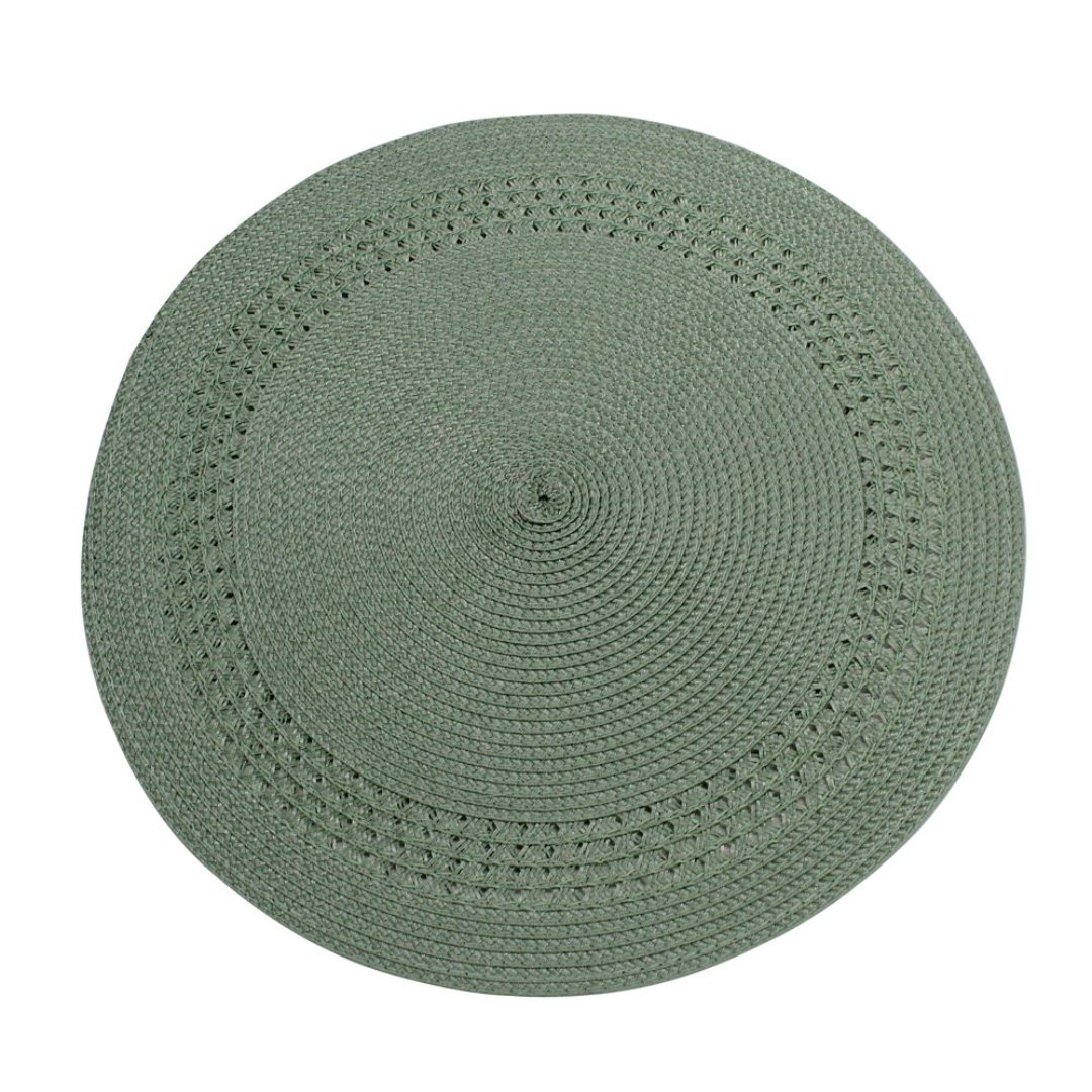Fotografia para o produto Lugar Americano Vivace em plastico redondo D38cm cor verde