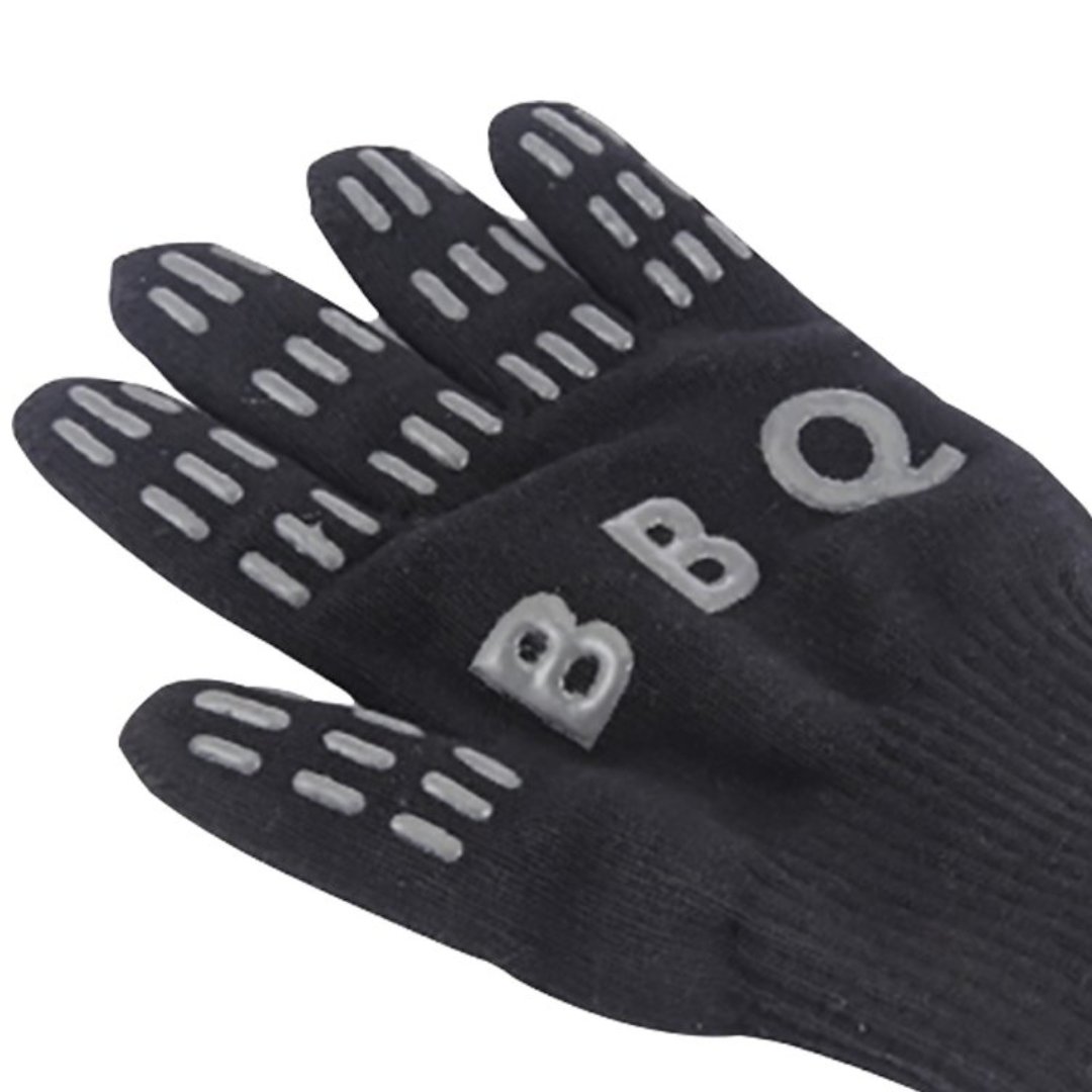 Fotografia para o produto Luva para churrasco ultra resistente em silicone e tecido L25xP16cm